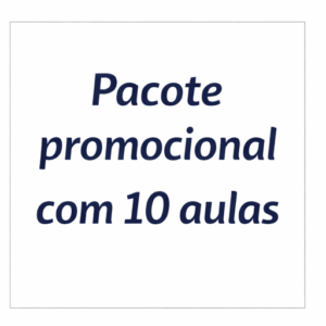 Pacote promocional com 10 aulas